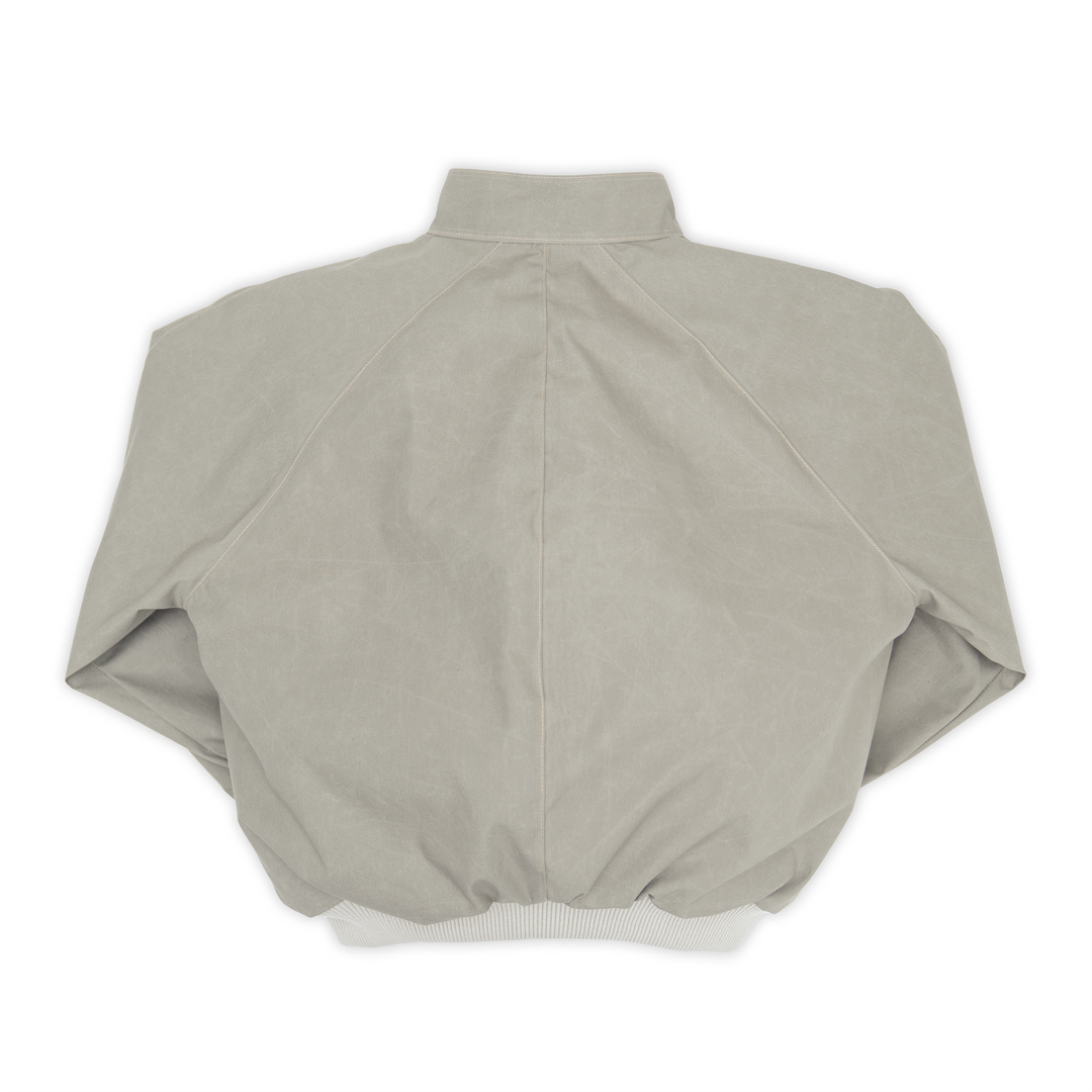 Harrington Jacket - Pewter Cream
