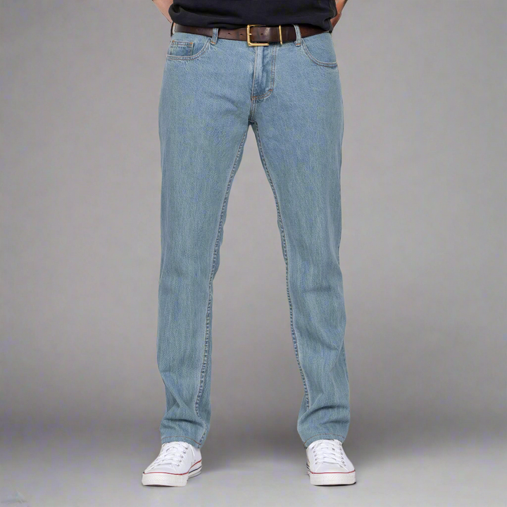Tailored Fit Summer Weight Iced Indigo 100% Cotton