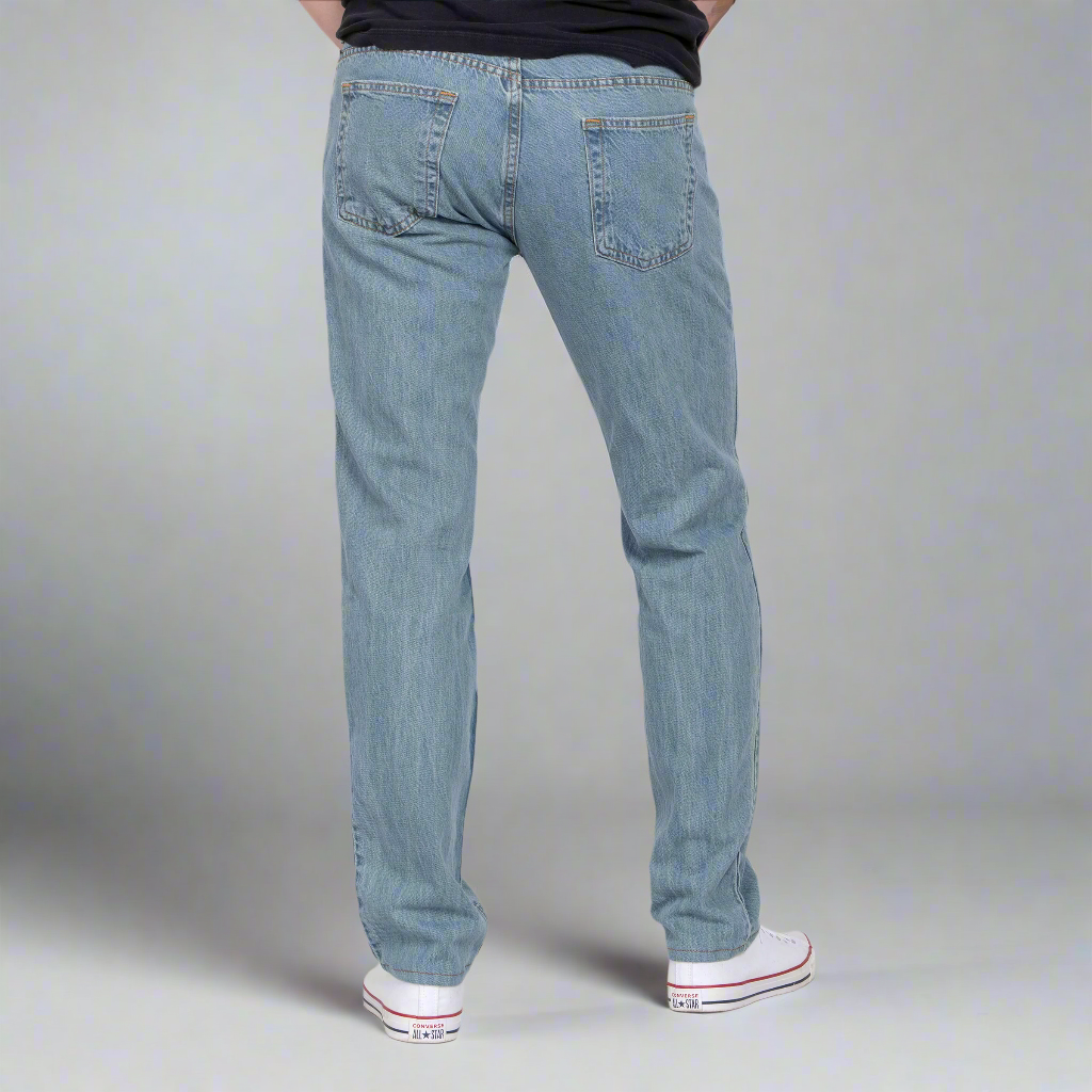 Tailored Fit Summer Weight Iced Indigo 100% Cotton