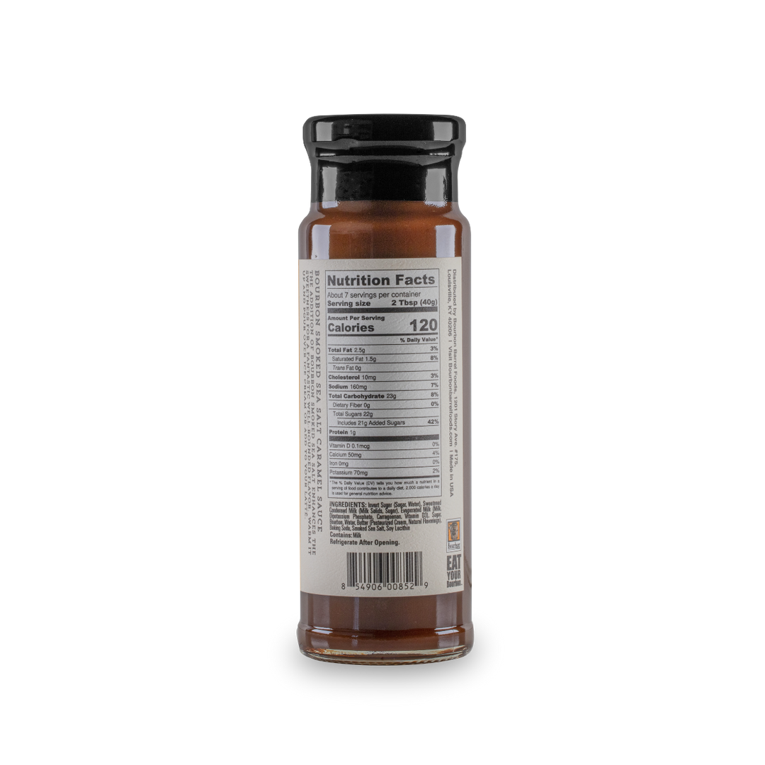 Caramel Sauce – Bourbon Smoked Sea Salt &amp; Bourbon