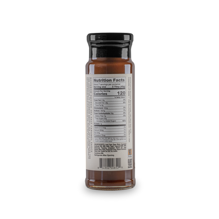 Caramel Sauce – Bourbon Smoked Sea Salt &amp; Bourbon
