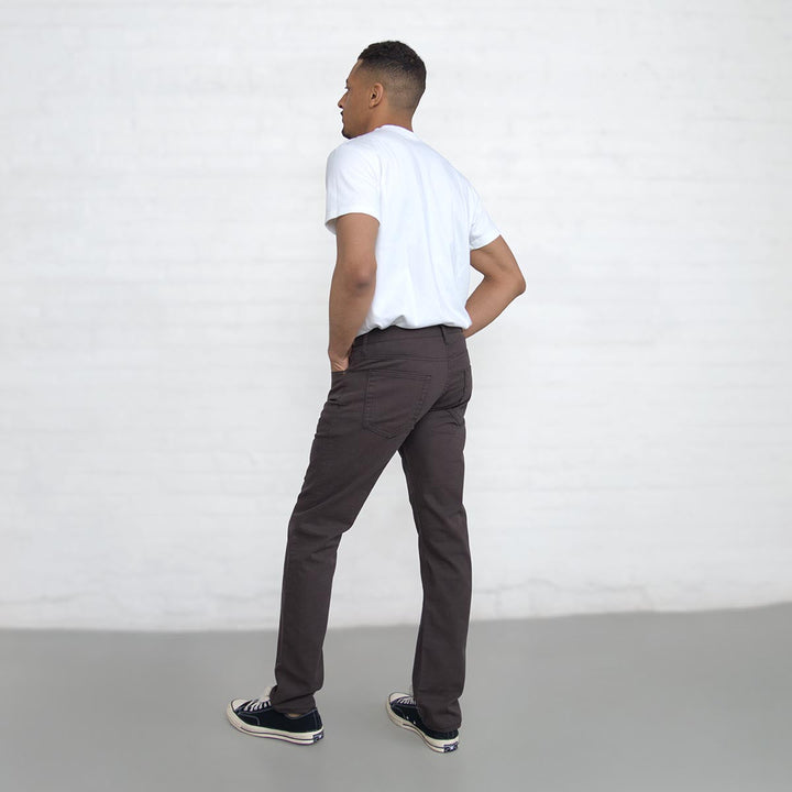 100% Cotton Tailored Fit Espresso