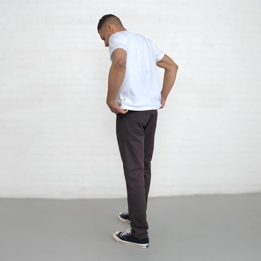 100% Cotton Tailored Fit Espresso