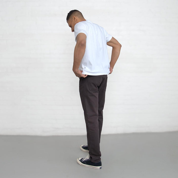 100% Cotton Tailored Fit Espresso
