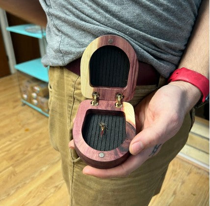 Fly Box The PUCK Minimalist Fly Box - Handcrafted &amp; Made in USA