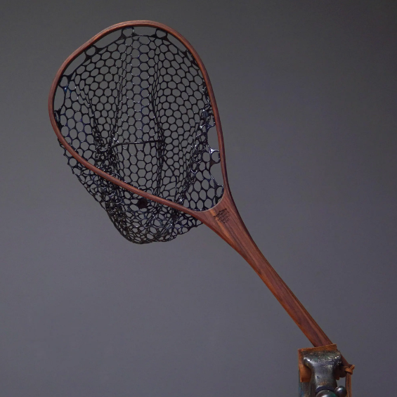 XL 18"x14" - Walnut Fly Fishing Traditional Landing Net - Handcrafted &amp; Made in USA