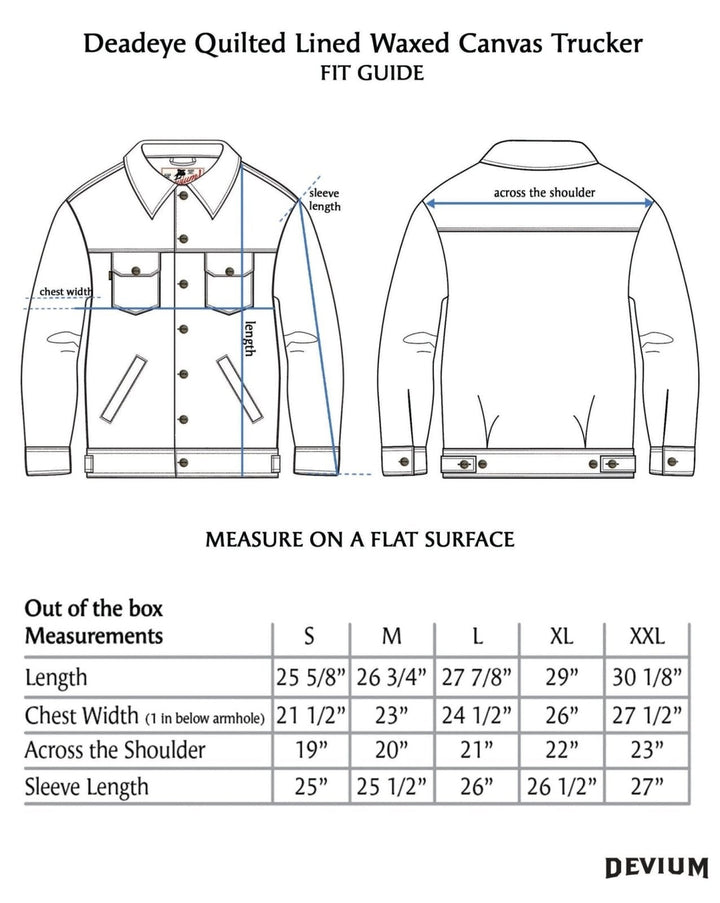 Deadeye Waxed Canvas Trucker Jacket