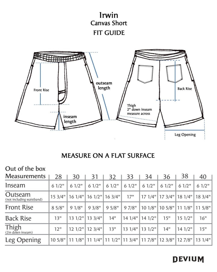 Irwin Canvas Utility Short