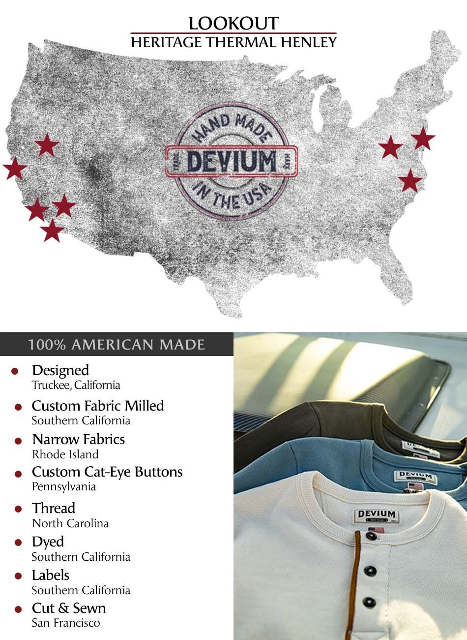 Lookout Heritage Thermal Henley