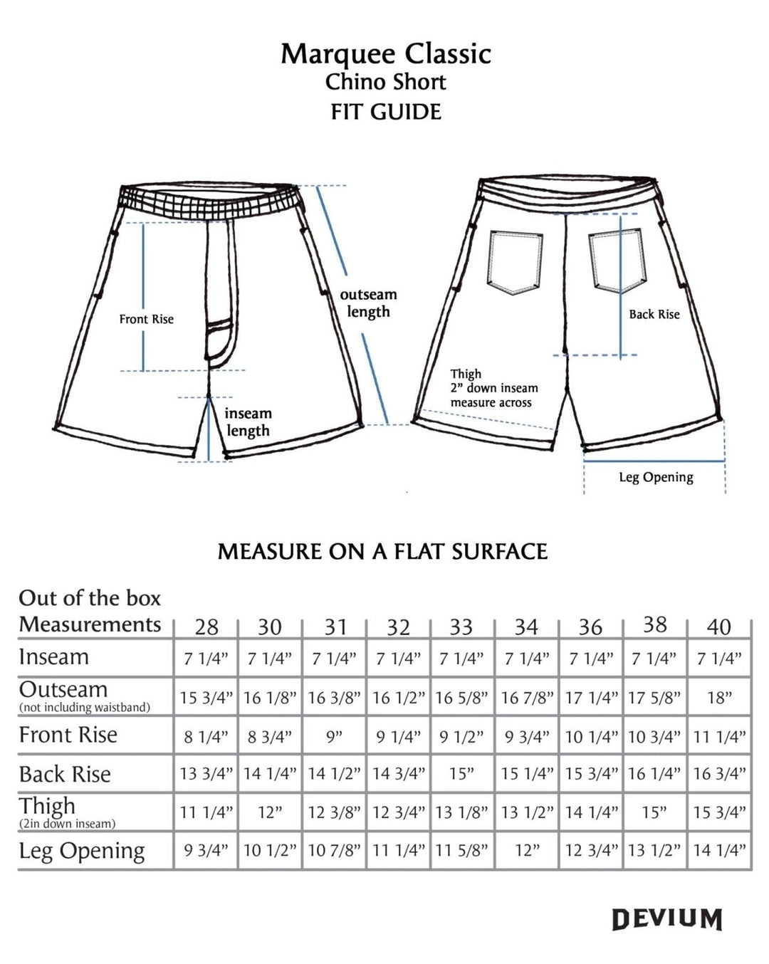 Marquee Classic Chino Short