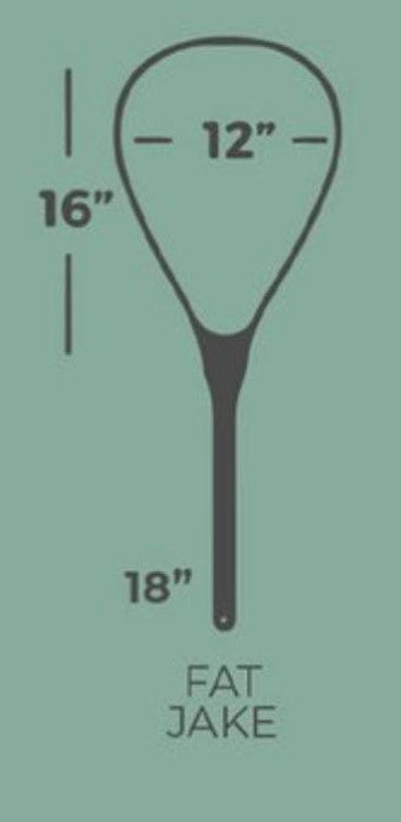 Fat Jake 16"x12" - Classic Fly Fishing Traditional Landing Net - Handcrafted &amp; Made in USA