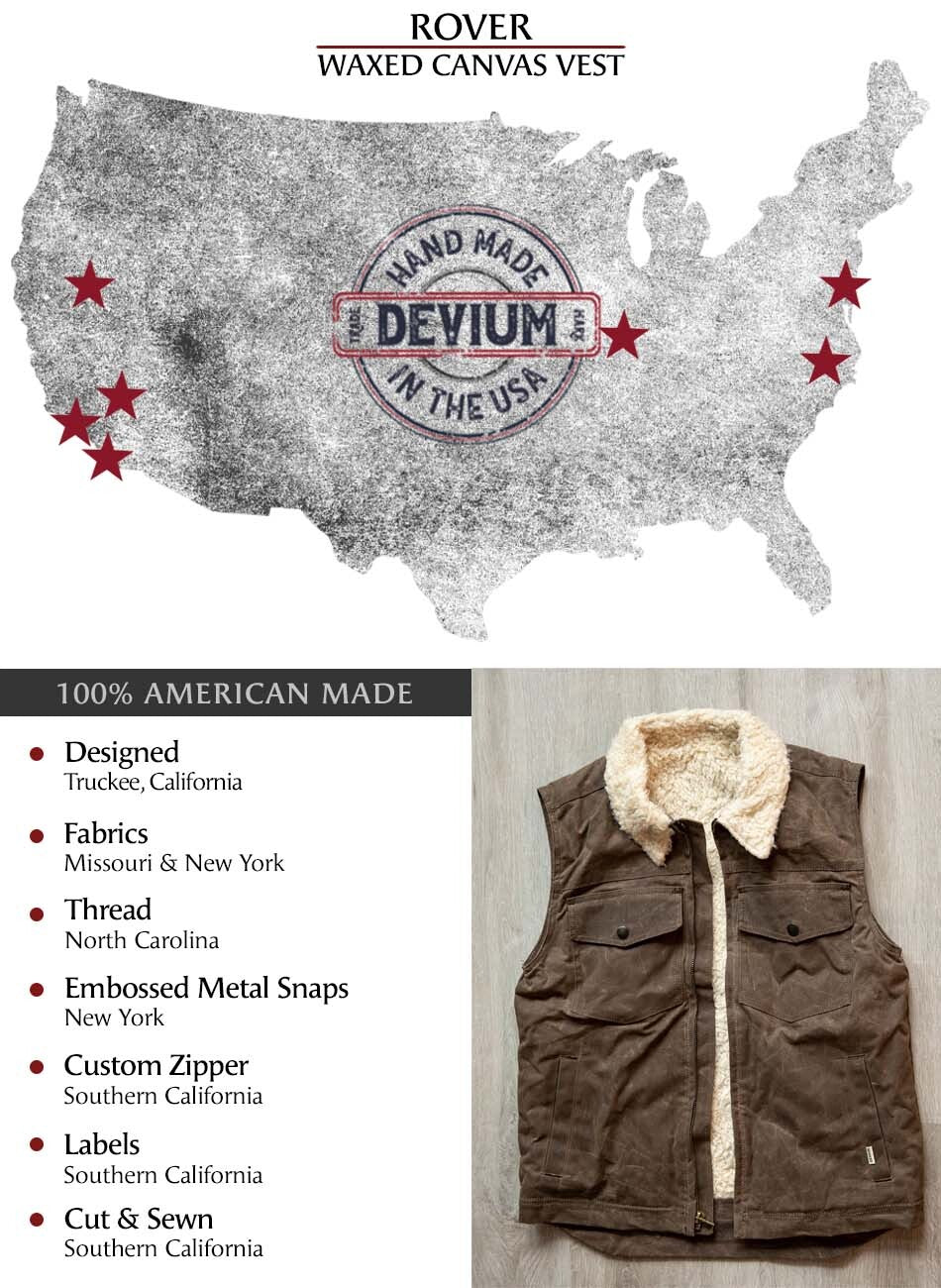 Rover Waxed Canvas Vest